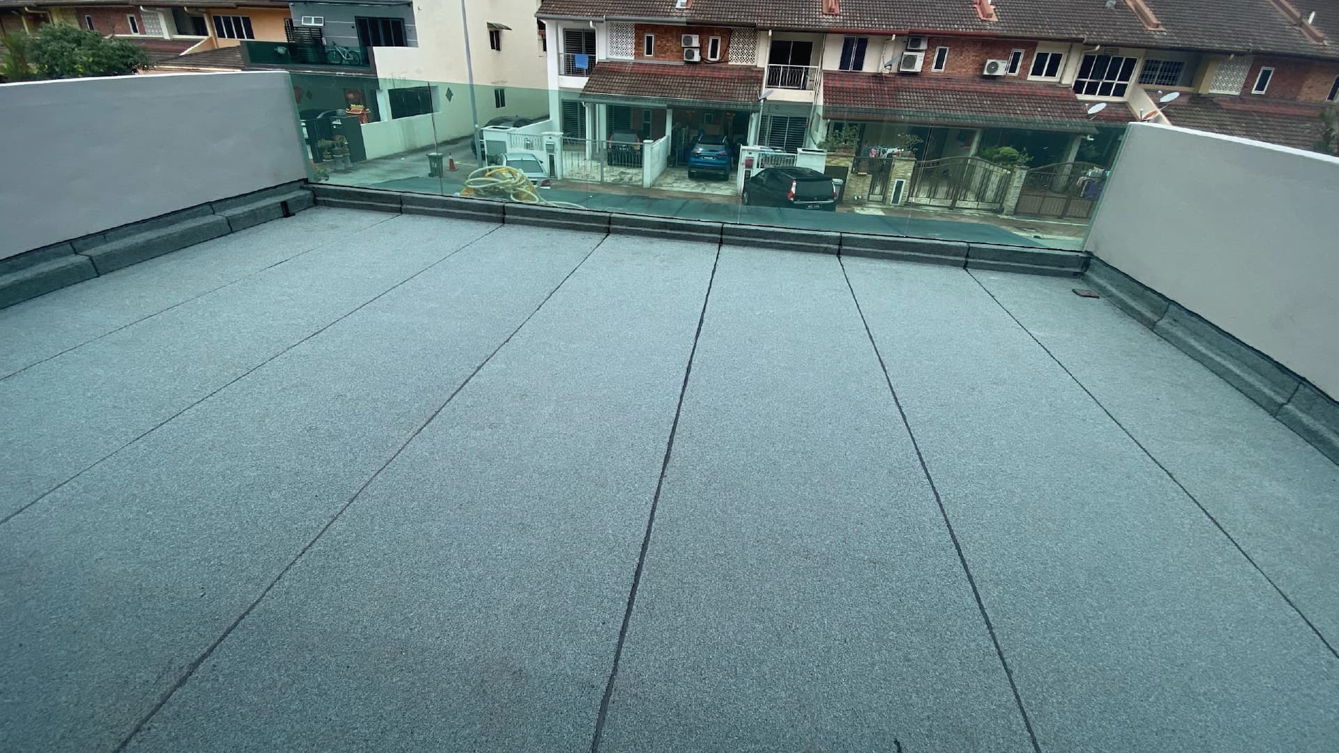 Balcony 3 – torch on system (mineral membrane) – after work