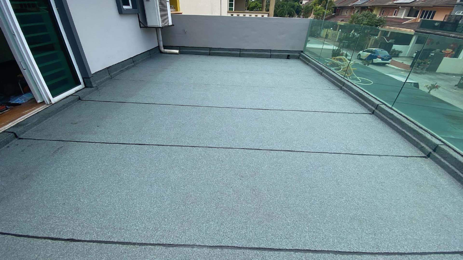 Balcony 4 – torch on system (mineral membrane) – after work