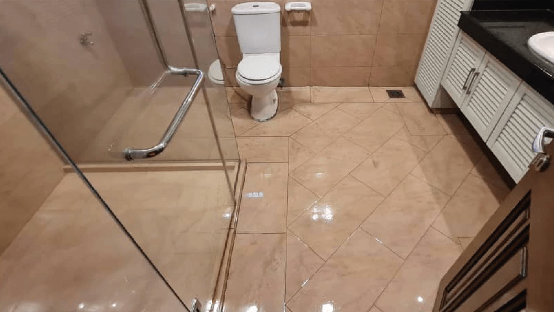 Bathroom 3 after work