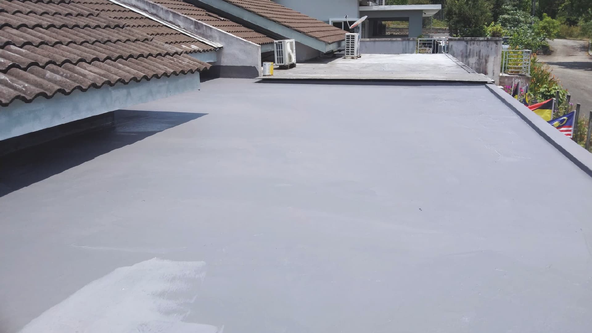 Car porch 5 – water based system – after work