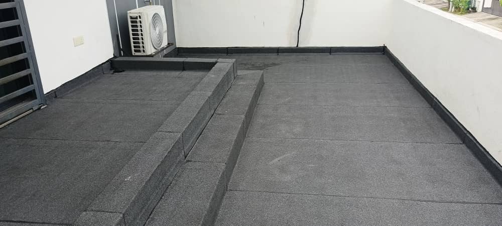 Balcony 1 – torch on system (mineral membrane) – after work