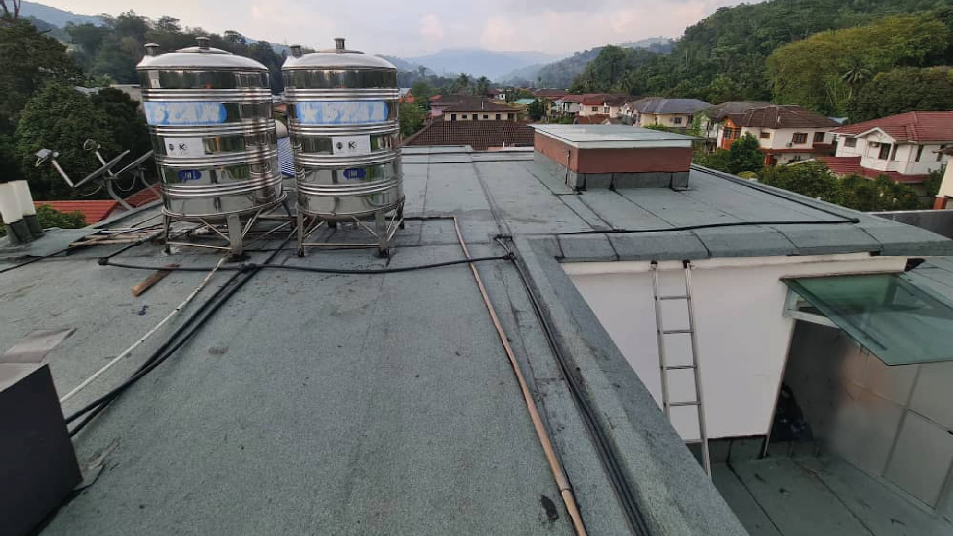 Rooftop 3 torch on system (mineral membrane) – after work