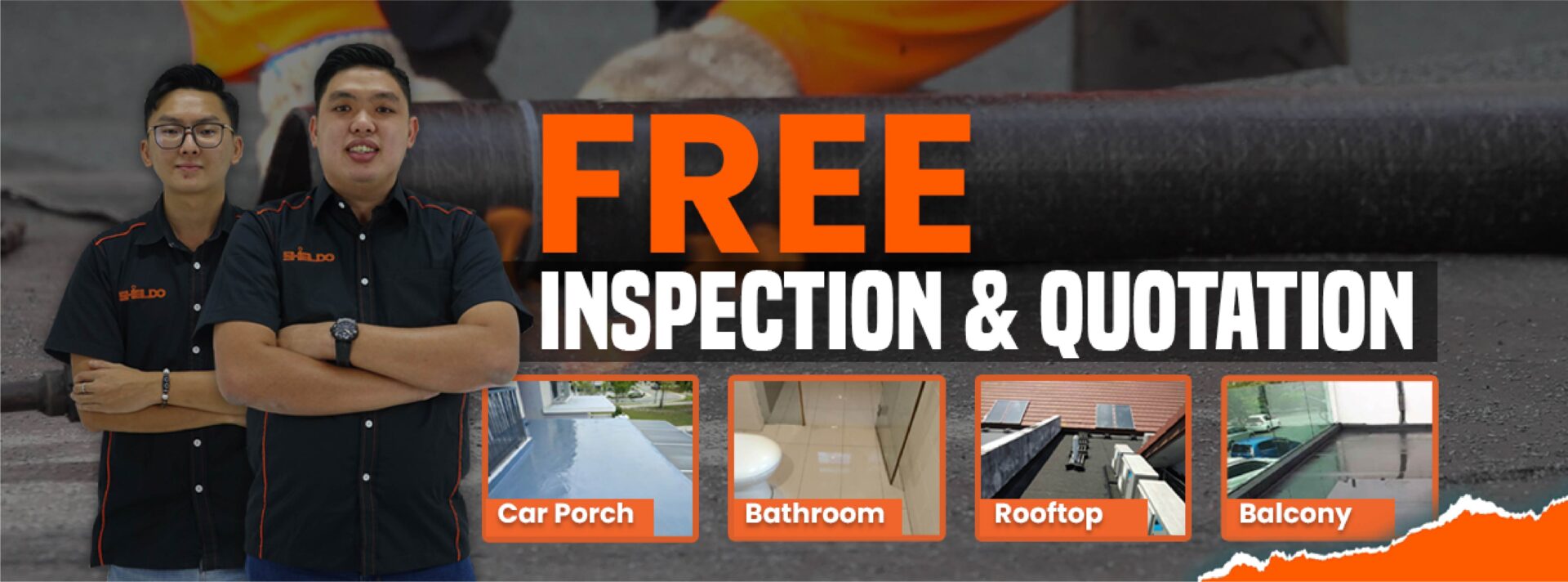 Free Waterproofing Inspection and Quotation - Website